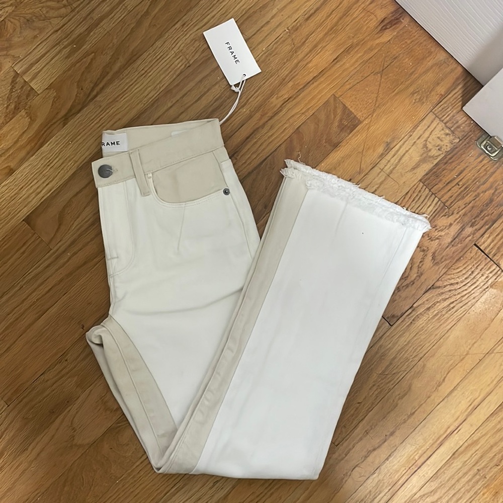 NWT FRAME Le crop mini boot jeans